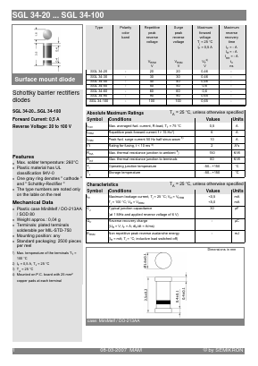 SGL34-60 Datasheet PDF Semikron