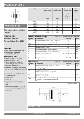 P600M Datasheet PDF Semikron