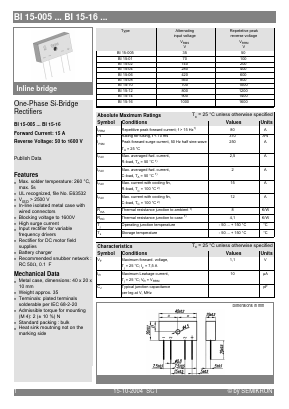 BI15-08 Datasheet PDF Semikron