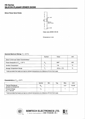 6.8HSC Datasheet PDF Semtech Corporation