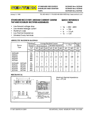 SCPA05 Datasheet PDF Semtech Corporation