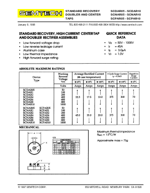 SCPAR6 Datasheet PDF Semtech Corporation