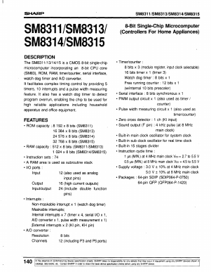 SM8314 Datasheet PDF Sharp Electronics