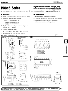 PC616AD Datasheet PDF Sharp Electronics