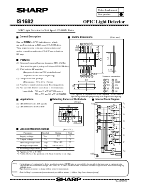 IS1682 Datasheet PDF Sharp Electronics