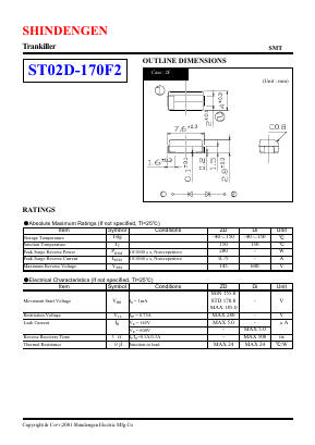 ST02D-170F2 Datasheet PDF Shindengen