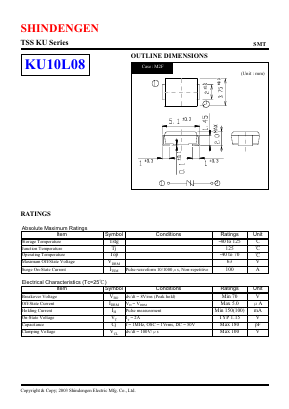KU10L08-4063 Datasheet PDF Shindengen