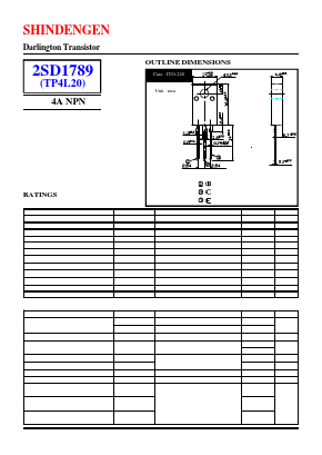 D1789 Datasheet PDF Shindengen