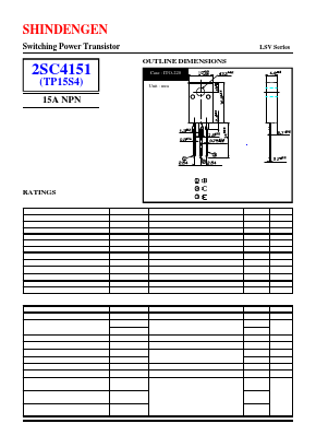 TP15S4 Datasheet PDF Shindengen