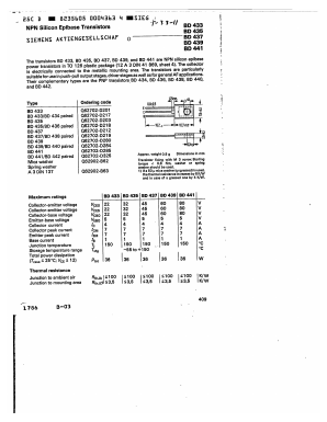 DB433 Datasheet PDF Siemens AG