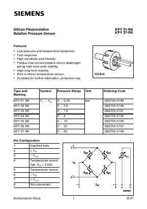 KPY51-RK Datasheet PDF Siemens AG