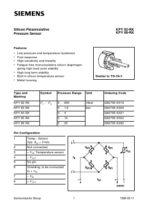 KPY62-RK Datasheet PDF Siemens AG