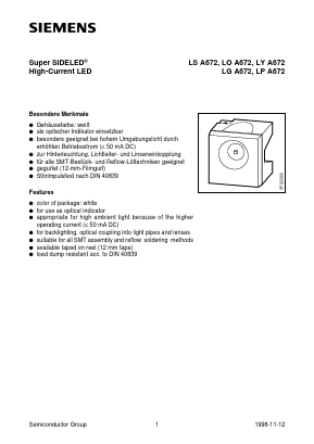 LGA672-N Datasheet PDF Siemens AG