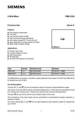 Q67000-A6045 Datasheet PDF Siemens AG
