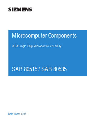 SAB80515-N Datasheet PDF Siemens AG