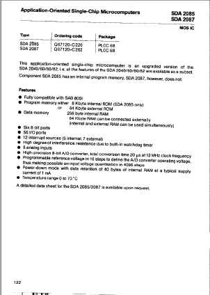 Q67120-C220 Datasheet PDF Siemens AG