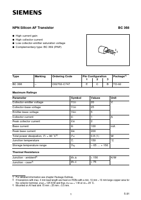 C62702-C747 Datasheet PDF Siemens AG
