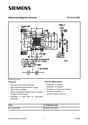FP412D250 Datasheet PDF Siemens AG