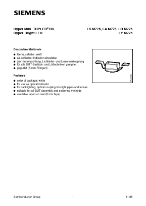 LAM776-PS Datasheet PDF Siemens AG