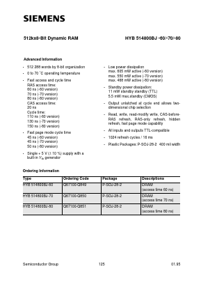 Q67100-Q851 Datasheet PDF Siemens AG