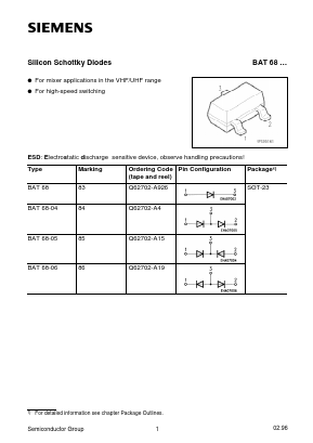 Q62702-A4 Datasheet PDF Siemens AG