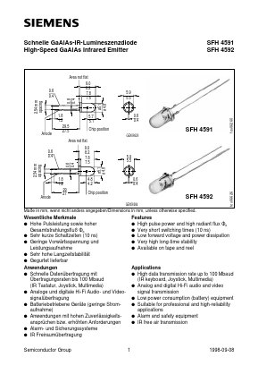 SFH4591 Datasheet PDF Siemens AG