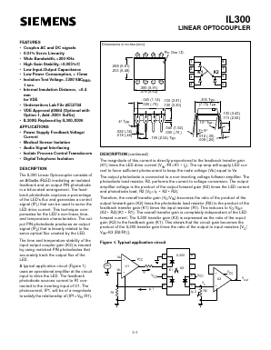 IL300 Datasheet PDF Siemens AG