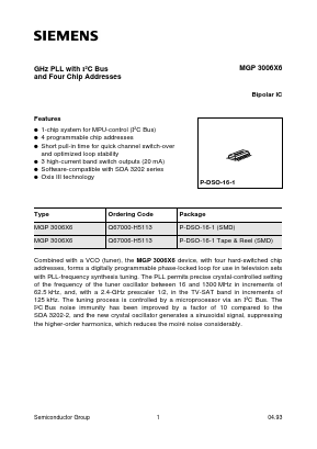 Q67006-H5113 Datasheet PDF Siemens AG