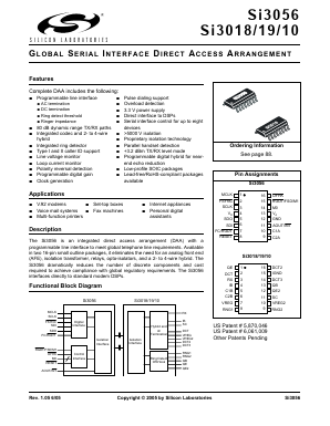 SI3010-X-FS Datasheet PDF Silicon Laboratories
