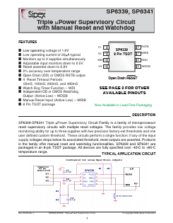 SP6339 Datasheet PDF Signal Processing Technologies