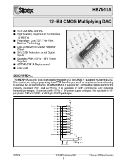 HS7541AAS Datasheet PDF Signal Processing Technologies