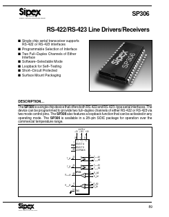 SP306CT Datasheet PDF Signal Processing Technologies