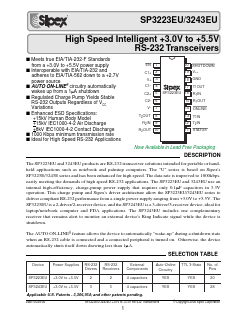 SP3223EUEY Datasheet PDF Signal Processing Technologies