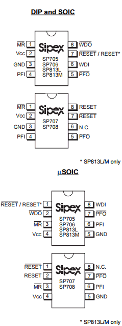 SP705CN Datasheet PDF Signal Processing Technologies