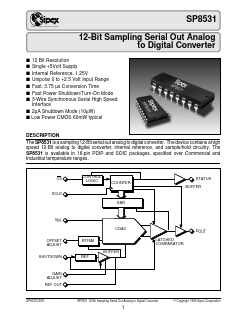 SP8531JN Datasheet PDF Signal Processing Technologies