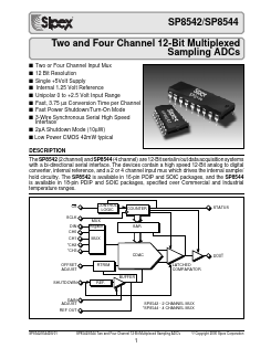 SP8542 Datasheet PDF Signal Processing Technologies