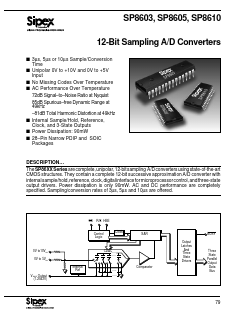 SP8610KS Datasheet PDF Signal Processing Technologies