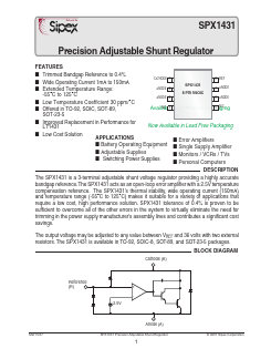 SPX1431 Datasheet PDF Signal Processing Technologies