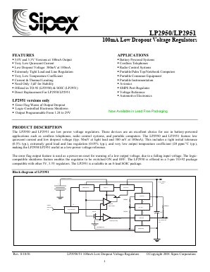 LP2951C Datasheet PDF Signal Processing Technologies