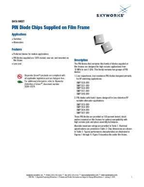 SMP1302-099 Datasheet PDF Skyworks Solutions