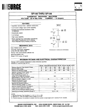 SF104 Datasheet PDF Surge Components