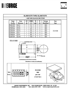SL4007GTR Datasheet PDF Surge Components