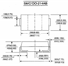 1.5SMCJ45CA Datasheet PDF Surge Components