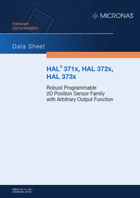 HAL3726 Datasheet PDF TDK Corporation