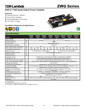 ZWQ805222 Datasheet PDF TDK Corporation