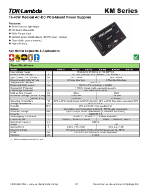 KMS15-5 Datasheet PDF TDK Corporation
