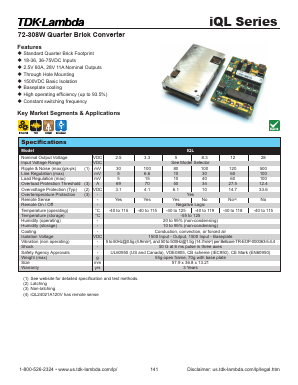 IQL48060A033V-009-R Datasheet PDF TDK Corporation
