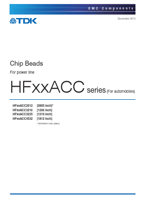 HF70ACC4532 Datasheet PDF TDK Corporation