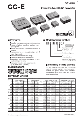 CC6-1203SF-E Datasheet PDF TDK Corporation