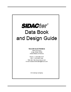 P6002AC Datasheet PDF Teccor Electronics